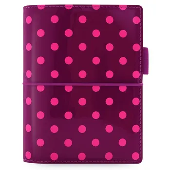 Diář Filofax Domino Patent A7 Pocket, fuchsiový