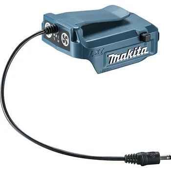Makita GM00001607 adaptér akumulátoru Li-ion LXT 14,4V/18V s USB výstupem a konektorem k aku bundám s ventilátorem Makita DFJ300, DFJ301, DFJ304....