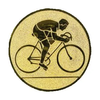 Cinkili Emblém CE071 cyklistika Velikost: 5 cm, Barva: Stříbro