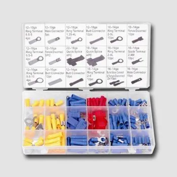 Auto elektroinstalace Sada izolovaných konektorů 160 ks