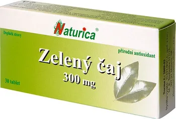 Přírodní produkt Naturica Zelený čaj 300 mg 30 tbl.