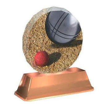 Cinkili Akrylátová trofej ACE0003M30 Petanque Označení: B, Výška: 13 cm