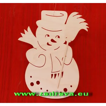 Vánoční dekorace Ozdoba velká - Sněhulák