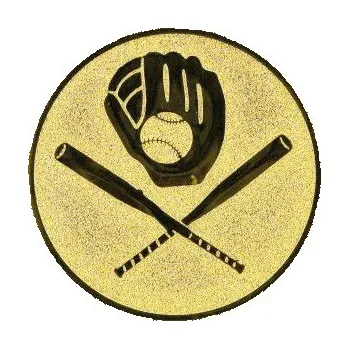 Cinkili Emblém CE140 baseball Velikost: 2,5 cm, Barva: Stříbro