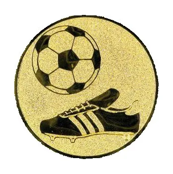 Cinkili Emblém CE147 fotbal Velikost: 2,5 cm, Barva: Zlato