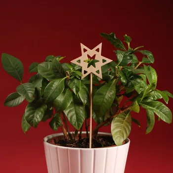 Vánoční dekorace Zápich - Hvězdička č.9