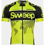 CYKLISTICKÝ DRES SWEEP RACE D013 yellow fluo Varianta: S