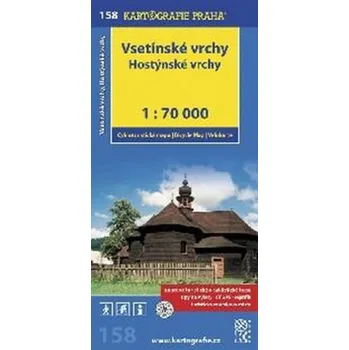 Vsetínské vrchy, Hostýnské vrchy - Kartografie Praha