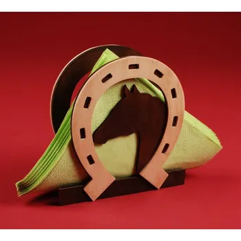 Vánoční dekorace Stojánek - Podkova, kůň