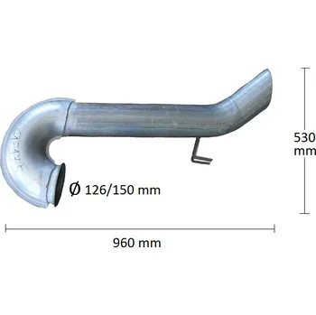 Tlumič výfuku Trubka výfuku DAF 95 XF (PR 61.175-1)