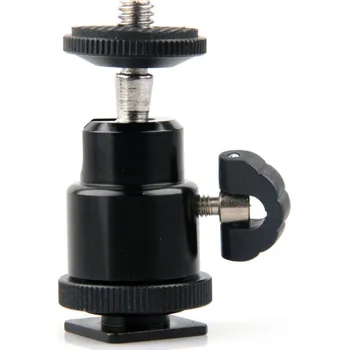 Stativová hlava ULANZI Adaptér do sáněk blesku na závit 1/4" s kulovou hlavou