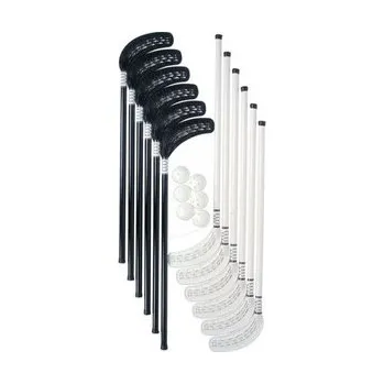 Florbalová hůl Unihoc Basic Unihoc Reactor Pro Florbalový set (9-12 let) bílá / černá, Oboustranná, 80cm (=90cm), (9 - 12 let)