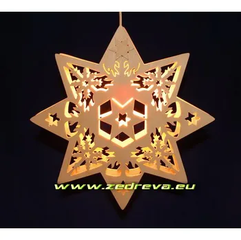 Vánoční dekorace Závěsné - Hvězda
