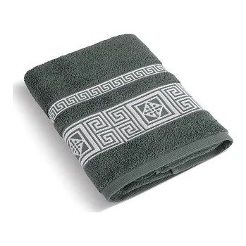 Sprchový závěs Froté osuška Řecká kolekce 70x140 cm mechová