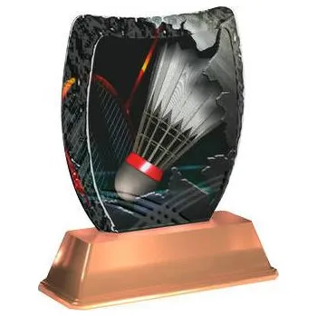 Cinkili Akrylátová trofej ACE2002M19 Badminton Označení: C, Výška: 14 cm