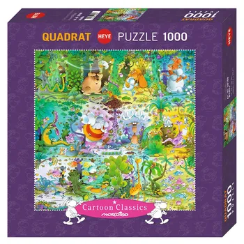 Puzzle Heye Čtvercové Divočina 1000 dílků