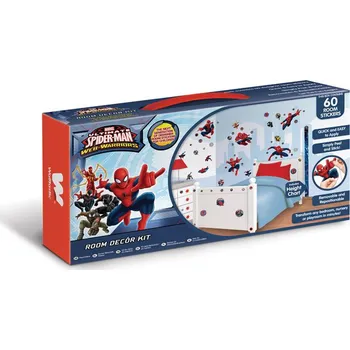 Samolepící dekorace KUPSI-TAPETY 43145 Samolepící dekorace na zeď Spider-Man 6x 34cm x 46cm