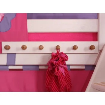 Držák na textilie boční Domestav D242 Materiál: Smrk, Povrchová úprava: Přírodní provedení