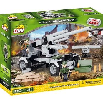 Stavebnice COBI Cobi 2338 - II. světová válka - kanon Flak 36/37