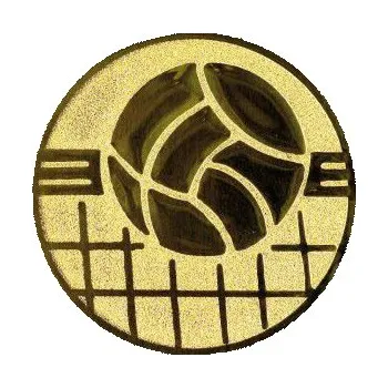 Cinkili Emblém CE139 volejbal Velikost: 2,5 cm, Barva: Zlato