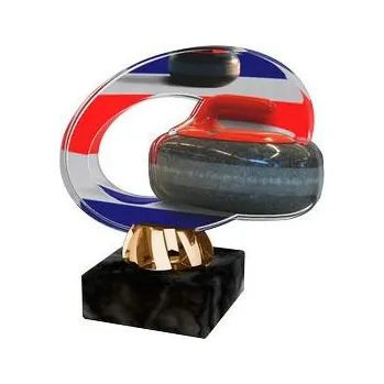 Cinkili Akrylátová trofej CACL2102M27 Curling Označení: C, Výška: 11 cm