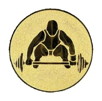 Cinkili Emblém CE146 kulturistika, posilování Velikost: 2,5 cm, Barva: Zlato