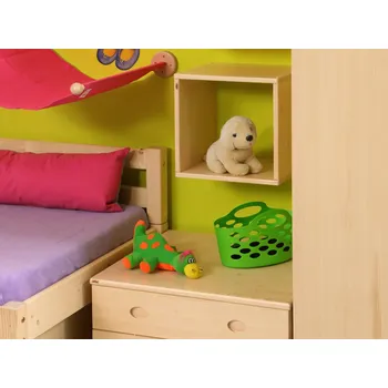 Přídavná noha k jednolůžku s nízkým čelem Domestav D955 Materiál: Smrk, Povrchová úprava: Barevné lakování