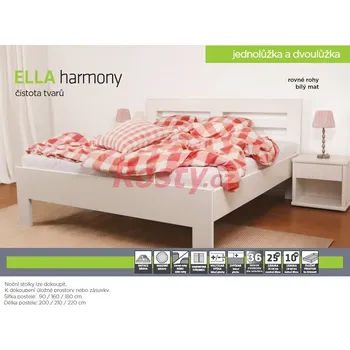 Postel BMB POSTEL Z LAMINA ELLA HARMONY 180x200cm
