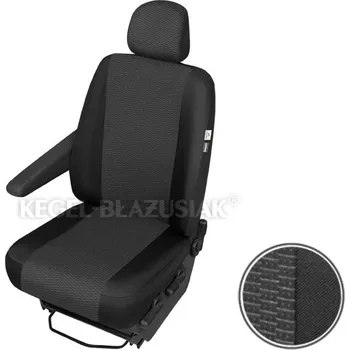 Potah sedadla AUTOPOTAH "KEGEL" OPEL Vivaro ARES CERNO-SEDY 3 KS