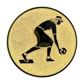 Cinkili Emblém CE038 bowls Velikost: 2,5 cm, Barva: Zlato