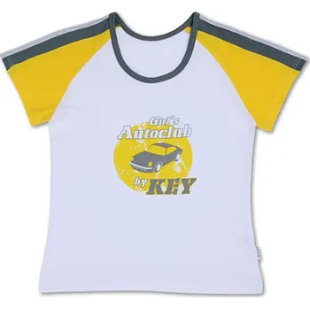 Dívčí tričko Dívčí tričko KEY bílé Velikost: 164-170