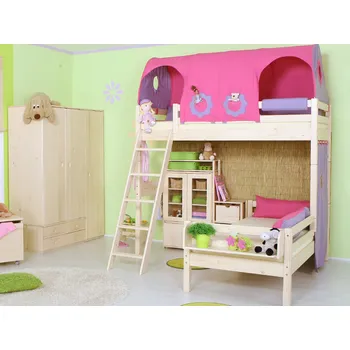 Palanda elko-zvyšující prvky Domestav D908d Materiál: Smrk, Povrchová úprava: Přírodní provedení