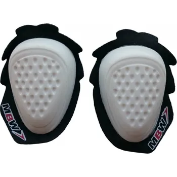 Motocyklový chránič kolene a holeně Kolenní slidery MBW "16" bílé, pár