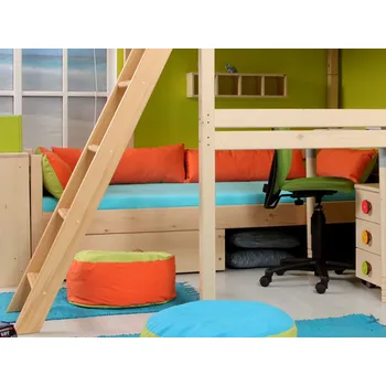 Palanda elko-přídavné nohy H140 Domestav D957 Materiál: Buk cink, Povrchová úprava: Přírodní provedení