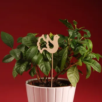 Vánoční dekorace Zápich - Holubička