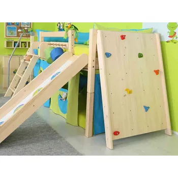 Lezecká stěna-malá Domestav D823 Materiál: Smrk, Povrchová úprava: Přírodní provedení