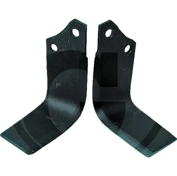 Frézovací nůž pravý zahnutý 175 x 135 mm vhodný pro Maschio půdní frézy, rotavátory
