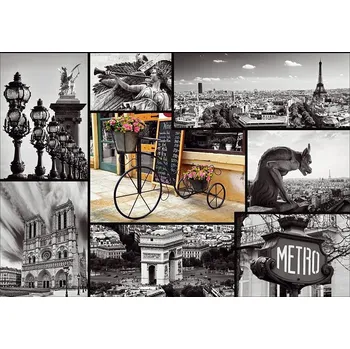 Puzzle Trefl Paříž koláž 1000 dílků