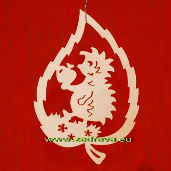 Lístek - ježek (18cm)