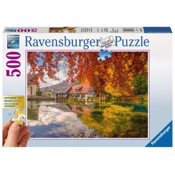 Puzzle Ravensburger Klidný mlýn XXL 500 dílků