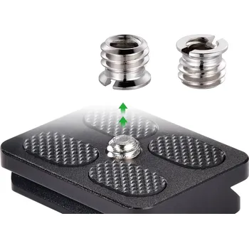 Příslušenství k fotoaparátu mobilního telefonu Vložka závitu adaptér z velkého 3/8" na malý 1/4"