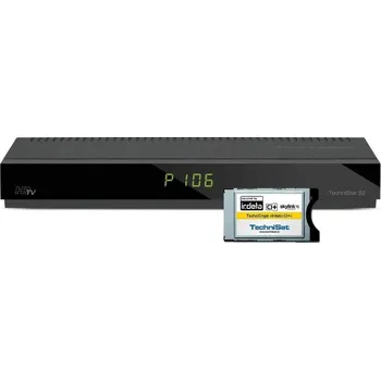 Satelitní přijímač TechniSat TechniStar S2 černý + modul TechniCrypt Irdeto CI+ 