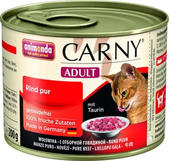 Krmivo pro kočku Animonda Carny Adult konzerva hovězí