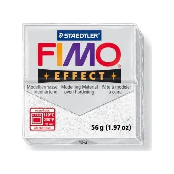 Modelovací hmota FIMO effect č. 052 bílá se třpytkami 57g