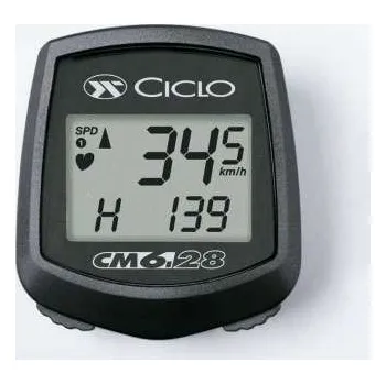 Tachometr Ciclosport CM 6.28 HR Black Line (vč. měření tepu)