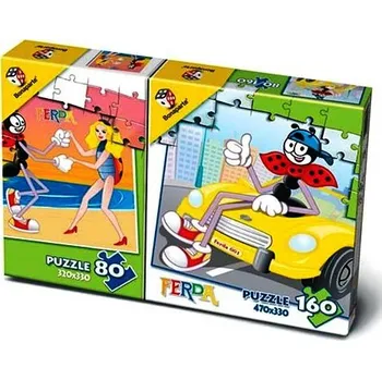 Puzzle Bonaparte Ferda Mravenec Mix 80/160 dílků