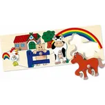 Bino Puzzle na desce Statek