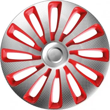 Poklice na kolo Kryty kol SEPPANG carbon red velikost: 15"