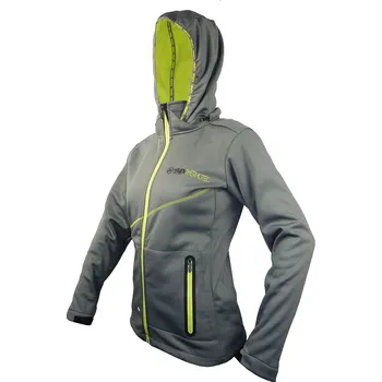Cyklistická bunda DÁMSKÁ BUNDA HAVEN THERMOTEC ŠEDO/ZELENÁ Velikost: L
