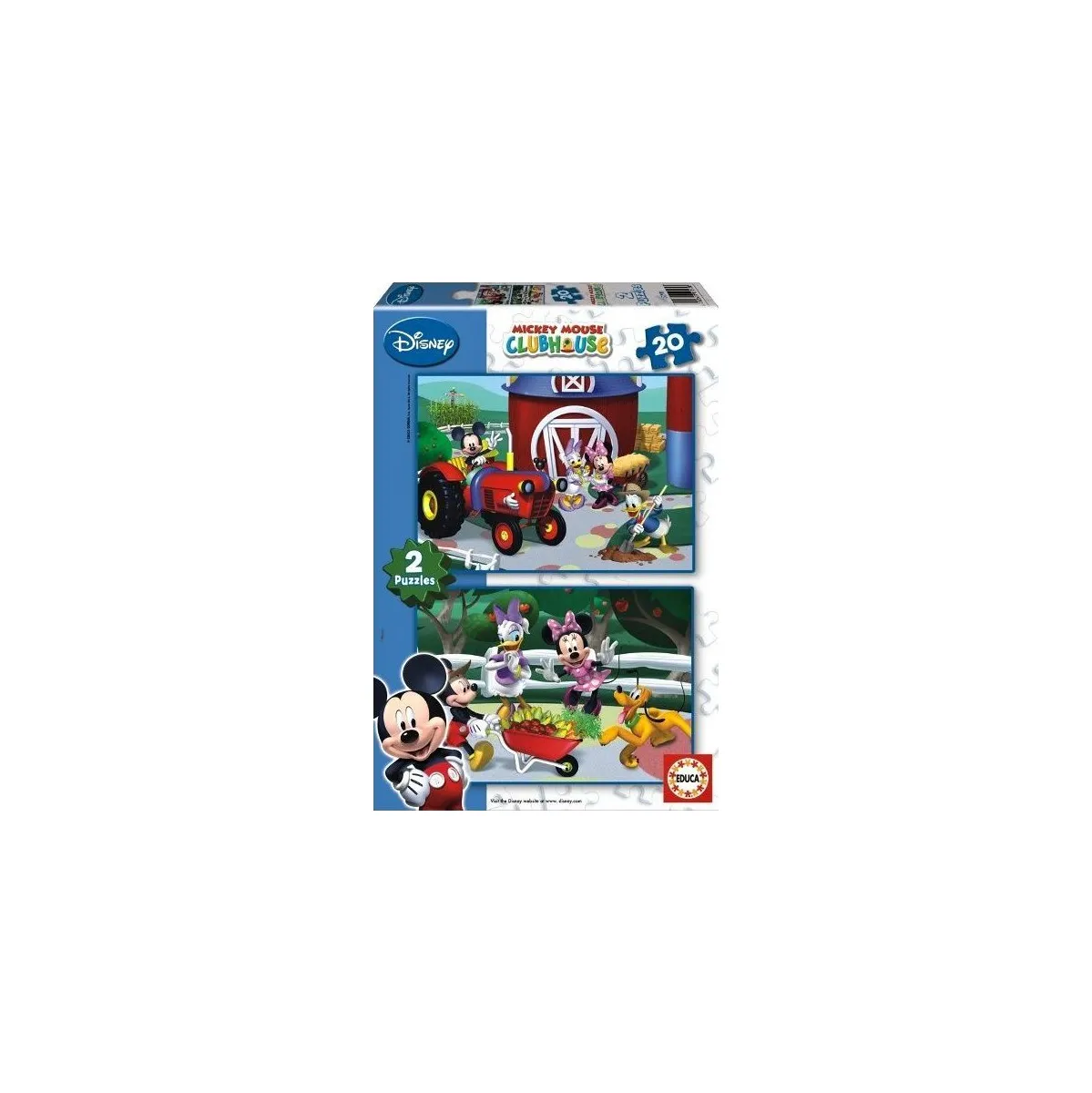 Foto Puzzle Educa Mickey Mouse 2 x 20 dílků - Zbozi.cz